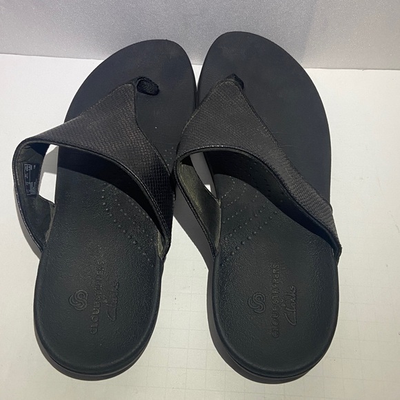 Clarks cloudsteppers brio vibe snake pattern sandals - Picture 4 of 5